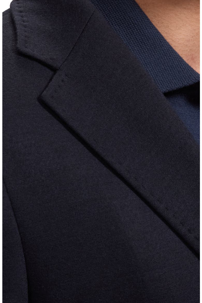 Two Button Wool Blend Blazer, Alternate, color, NAVY