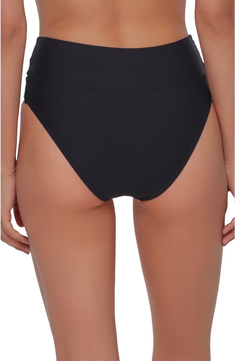 Swim Systems Laura Fold Over Bikini Swim Bottoms, Alternate, color, Black