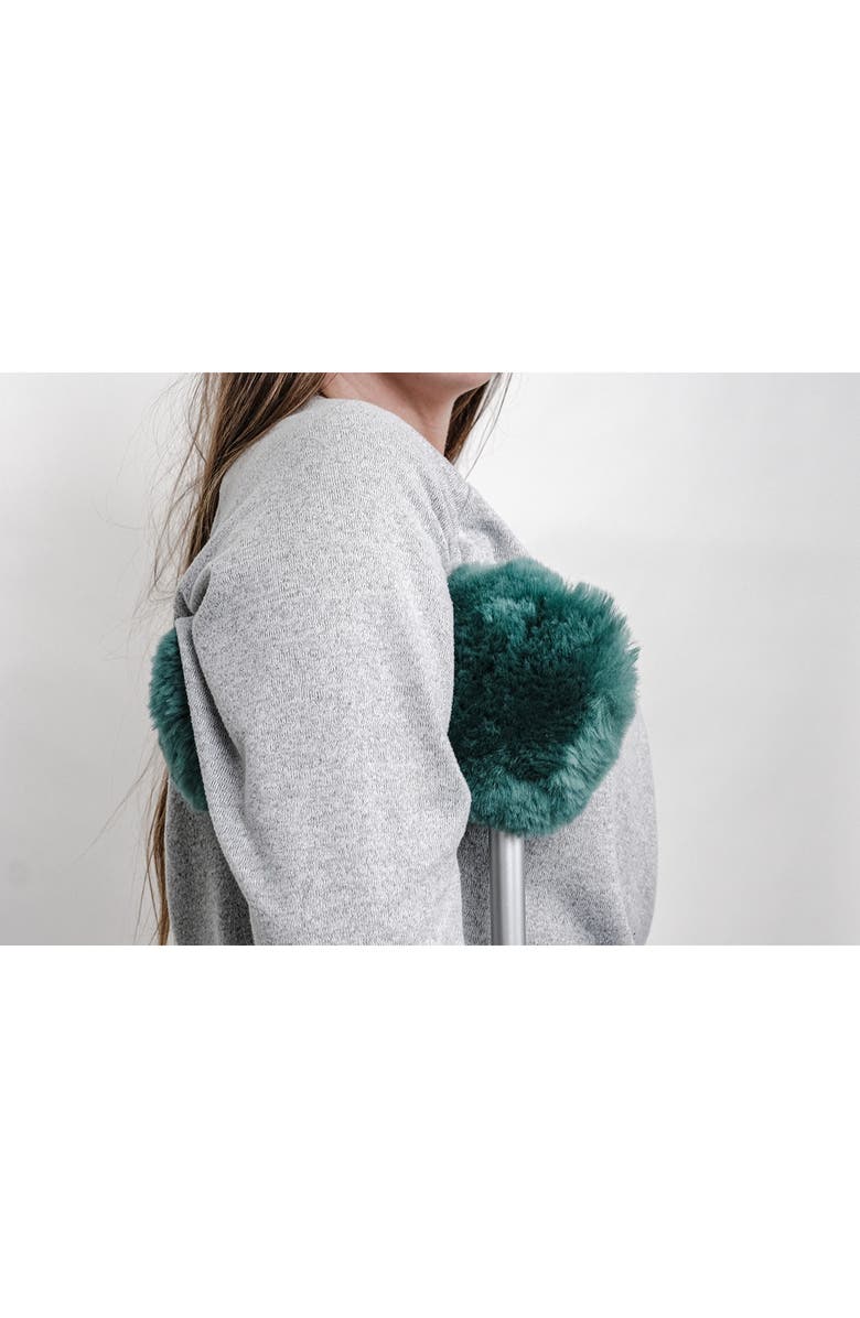 NATURAL Medical Genuine Sheepskin Crutch Covers, Alternate, color, 