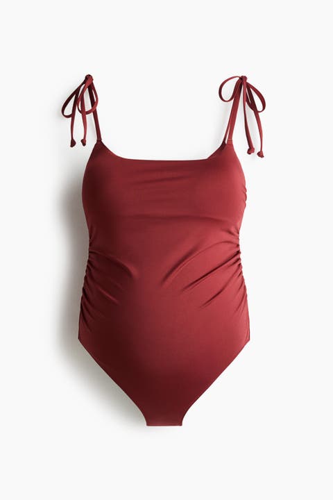 Mama Padded-cup Tie-strap Swimsuit