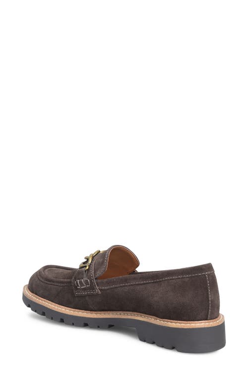 Comfortiva Linz Lug Sole Loafer In Lince Dark Brown