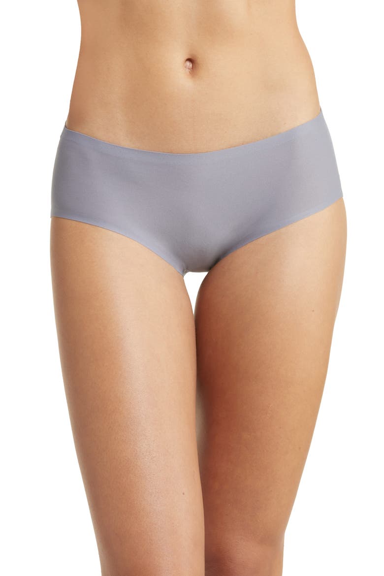 Soft Stretch Seamless Hipster Panties, Main, color, SMOKE GREY