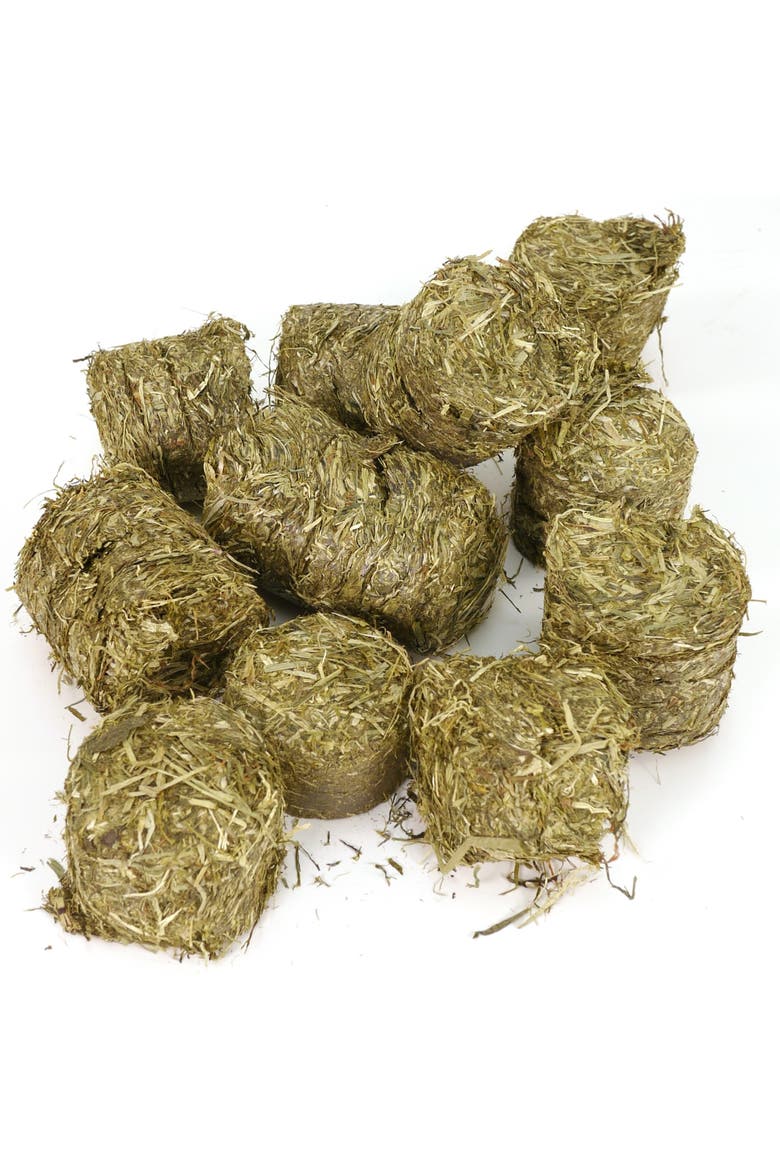 Meadow Hay Bales 4 Pack, Small Animal Treat, Alternate, color, Multicolored