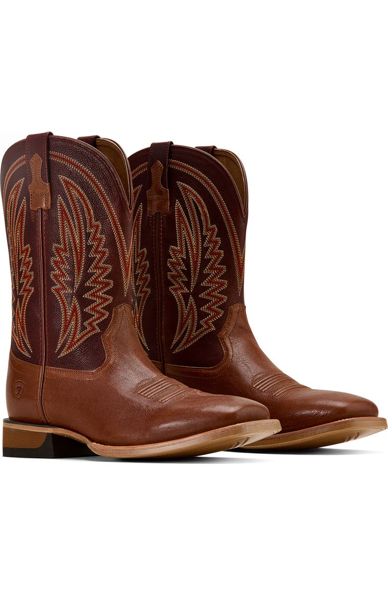 Ariat Sidestrike West Glory Cowboy Boot, Main, color, Brown