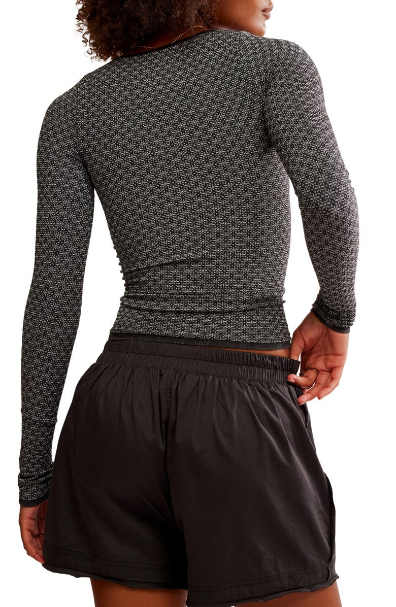 Free People Love Letter Long Sleeve Knit Top, Alternate, color,