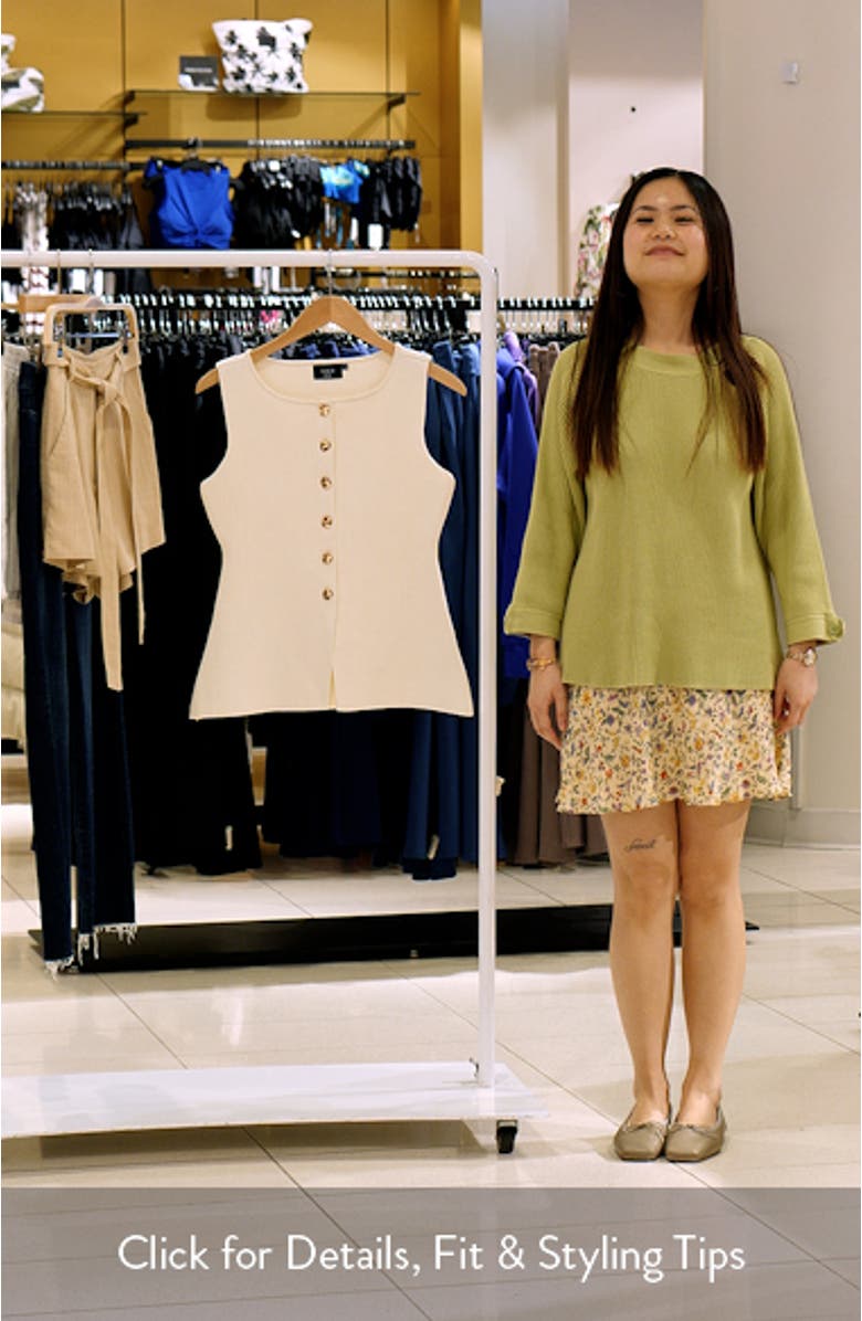 Paris Button-Up Sweater Vest, sales video thumbnail