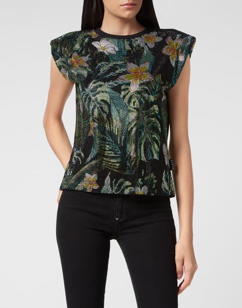 Shoulder Pad Tank Top Hawaii Women
