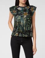 PHILIPP PLEIN Shoulder Pad Tank Top Hawaii Women