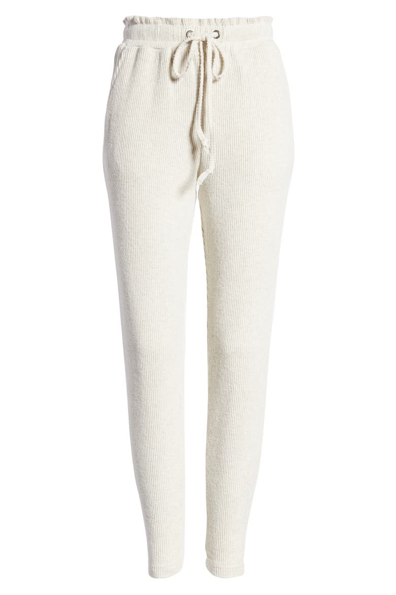 Beach Dance Ribbed Pants, Alternate, color, METRO HEATHER