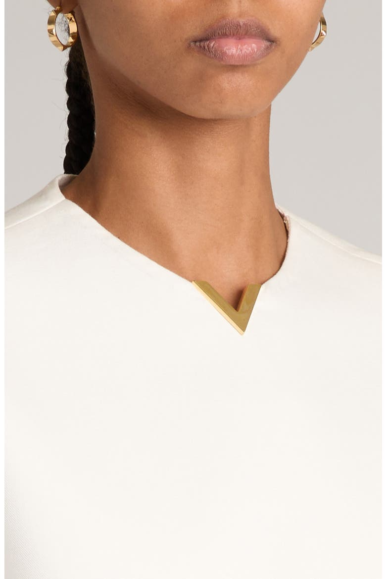 V-Detail Crop Top, Alternate, color, BIANCO