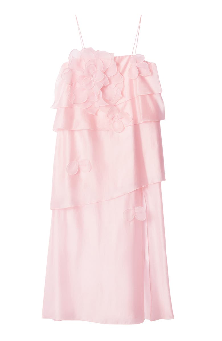 & Other Stories Floral Appliqué Tiered Dress, Alternate, color,