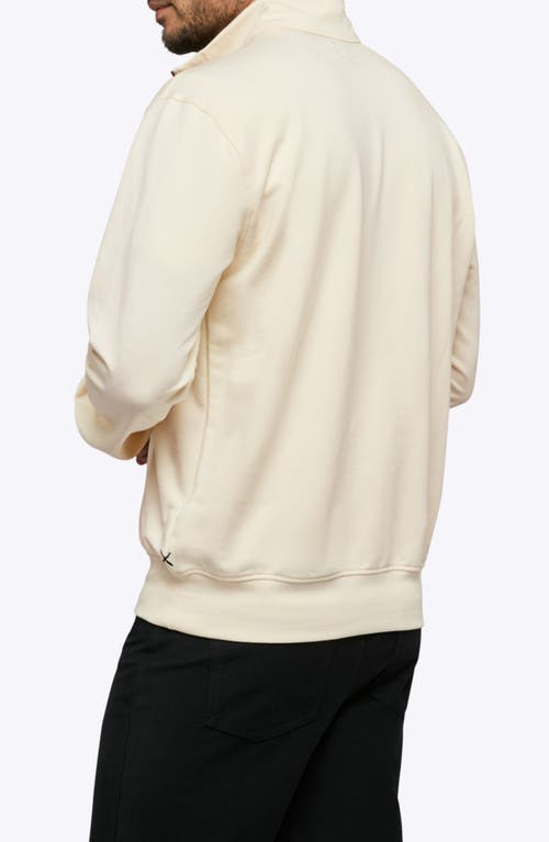 Cuts Hyperloop Quarter Zip In White