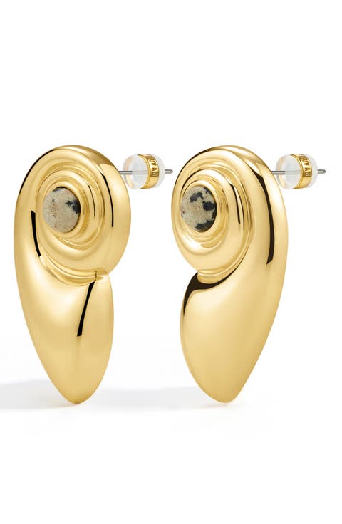 Palma Shell Stud Earrings