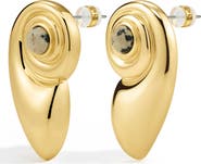 Luv AJ Palma Shell Stud Earrings