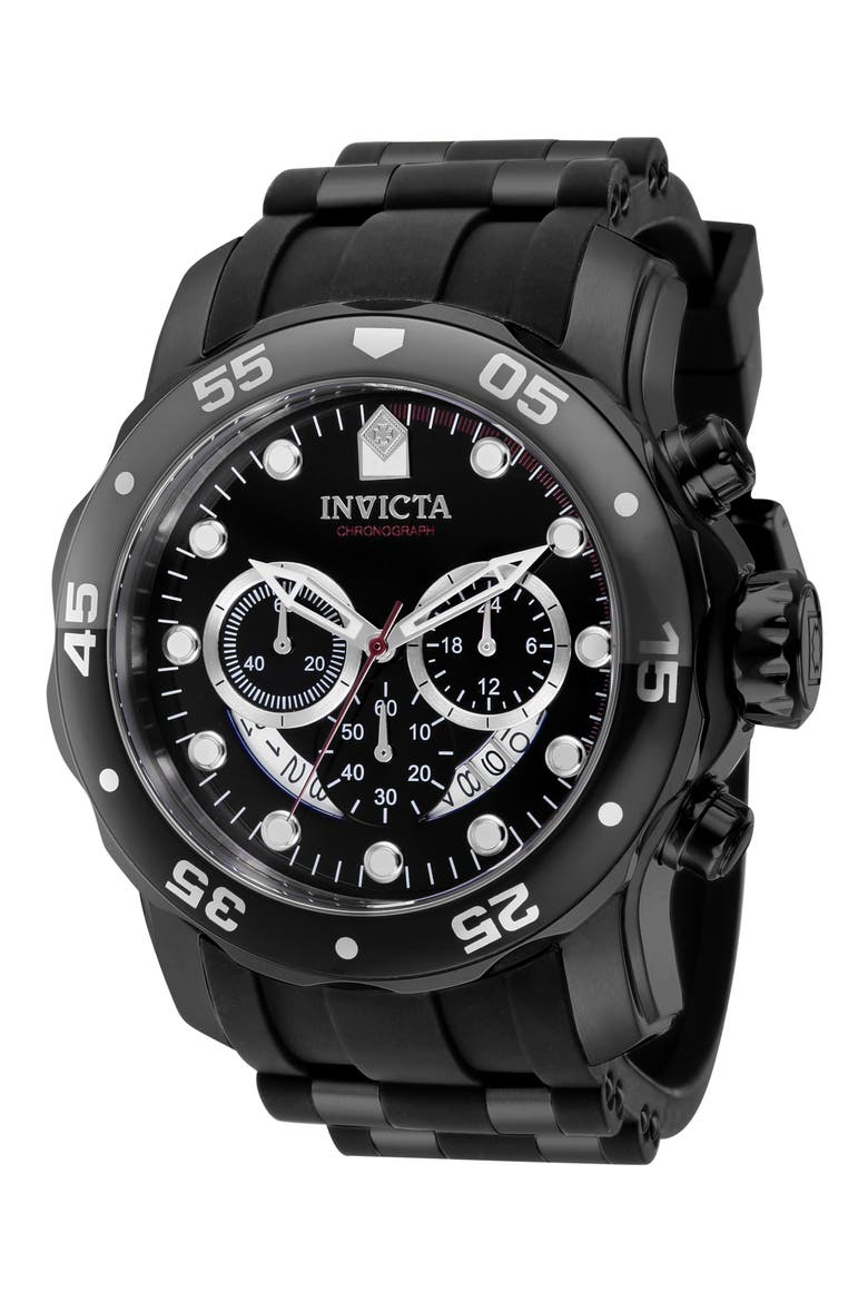37231 Pro Diver Watch, Main, color, BLACK RED