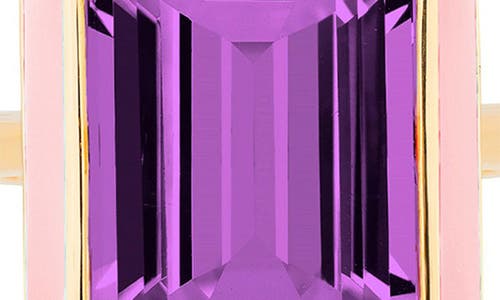 Goshwara Queen Emerald Cut Ring In Multi