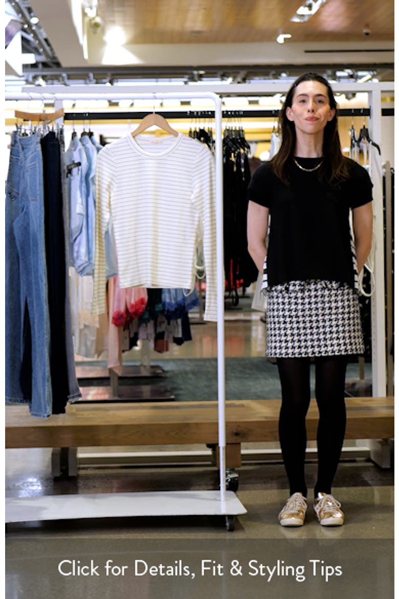 Lexi Stripe Sun-In Rib Long Sleeve T-Shirt video