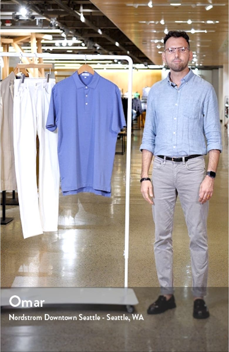 Hales Stripe Performance Jersey Polo, sales video thumbnail