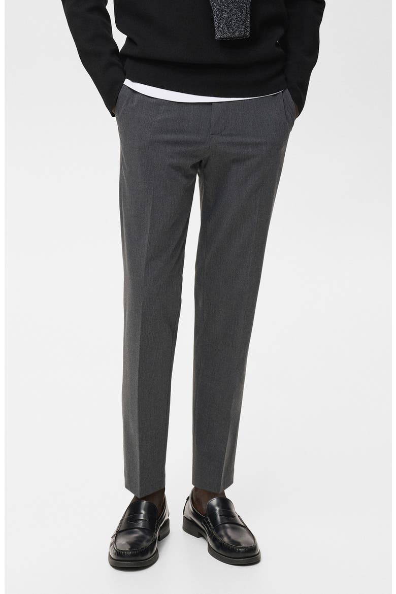 Bologna Slim Fit Stretch Pants, Main, color, GREY