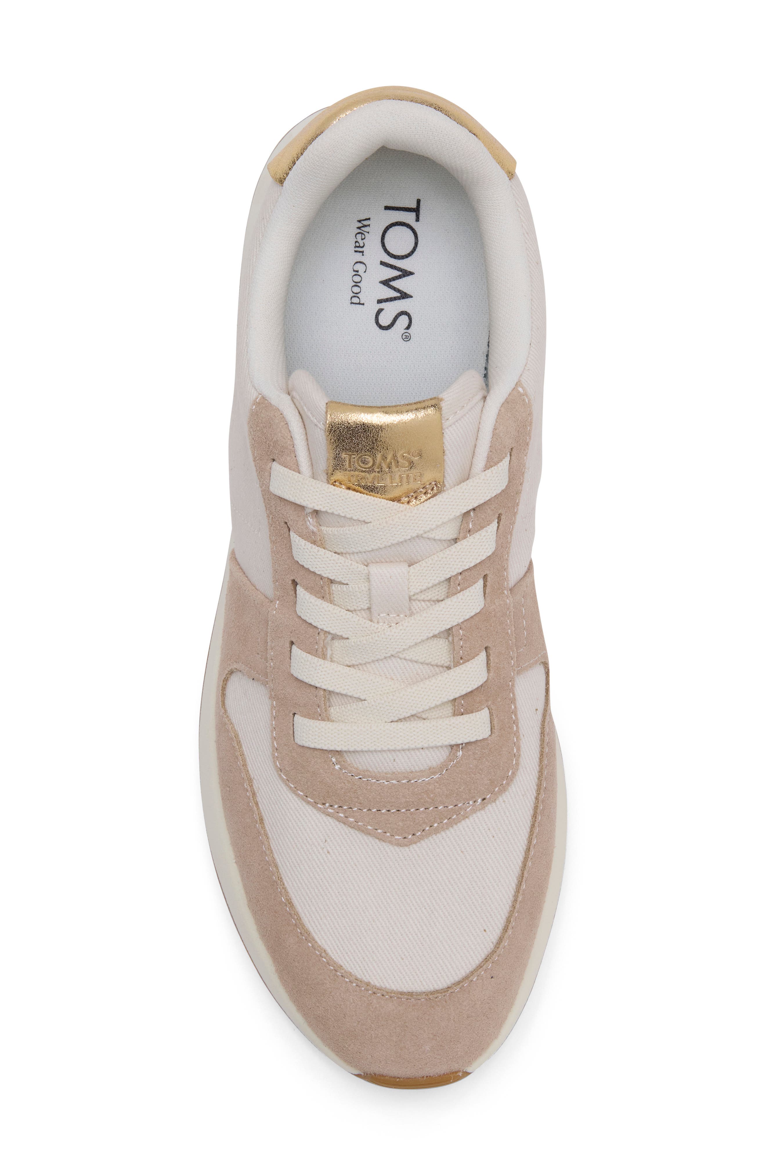 TRVL Lite Retro Sneaker, Alternate, color, BEIGE