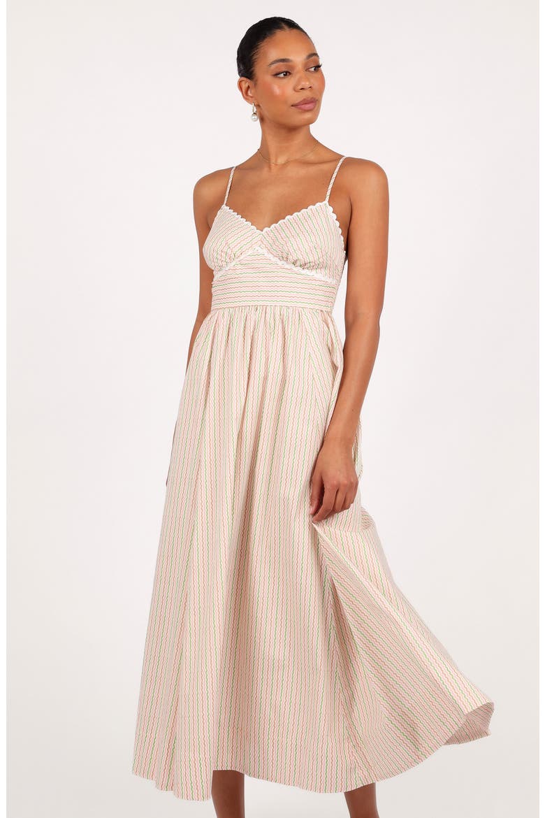 Yasmin Sleeveless Dress, Alternate, color, WAVE STRIPE