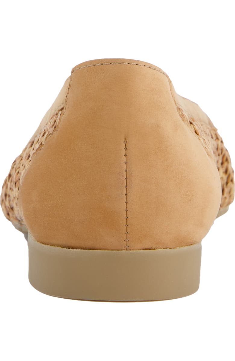 Paul Green Daisy Pointed Toe Flat, Alternate, color, Sisal Diva Combo