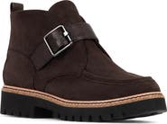 Donald Pliner Halina Leather Monk Strap Bootie