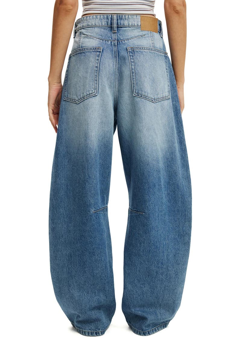 Women's Barrel Jean, Alternate, color, Eve Blue