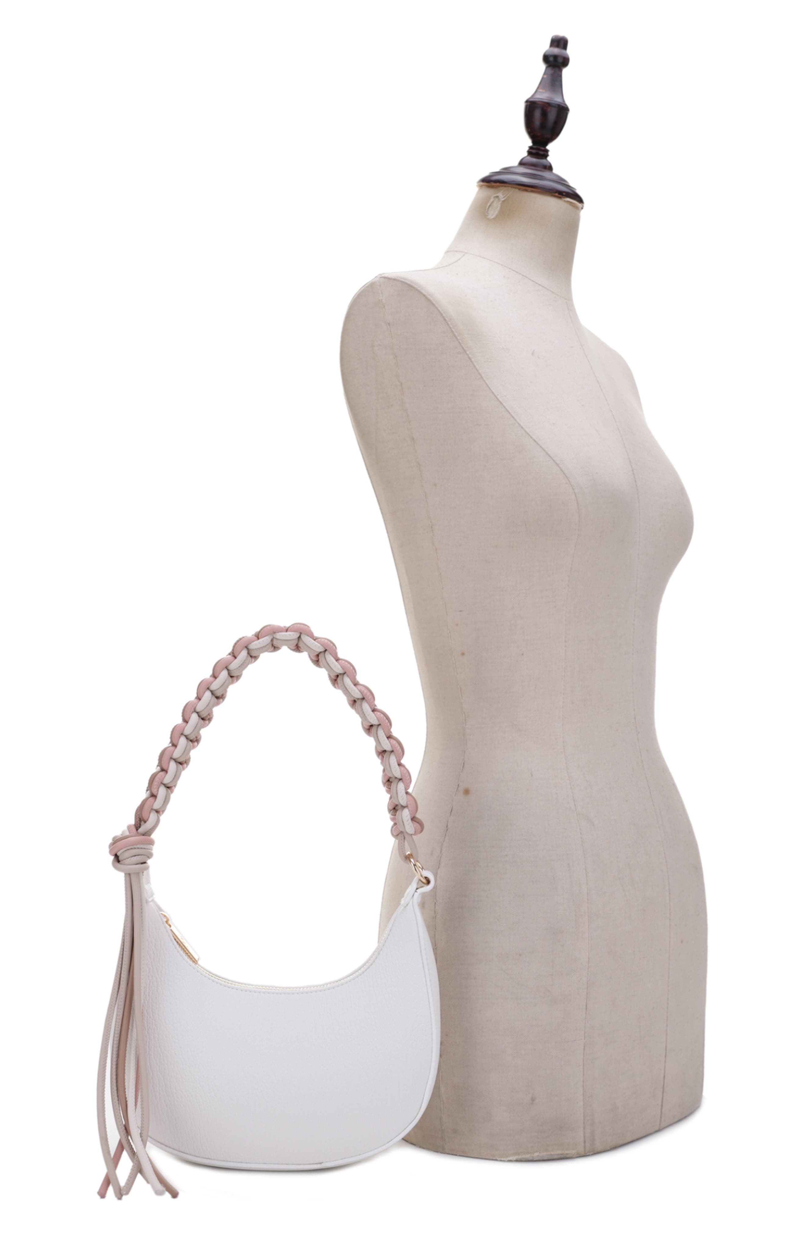 Mali + Lili Leilani Vegan Leather Baguette Shoulder Bag, Alternate, color, 