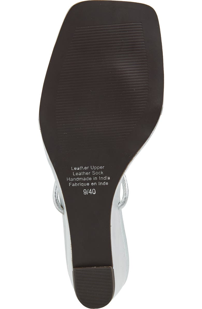 Jeffrey Campbell Simplicity Wedge Flip Flop, Alternate, color, Silver