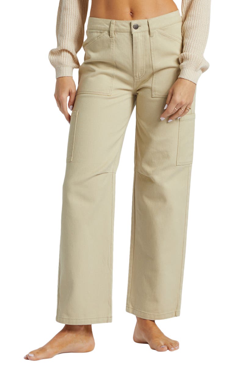 Billabong Leia Pants, Main, color, Light Avocado