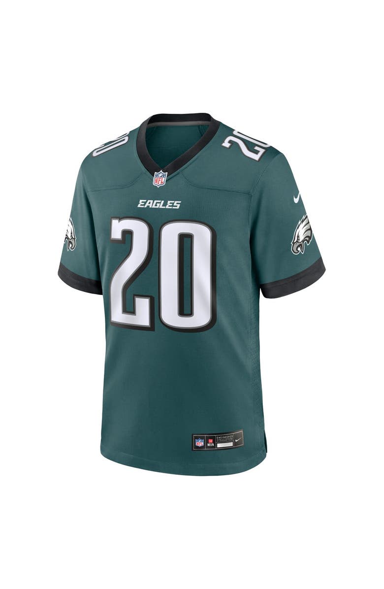 Nike Men's Nike Brian Dawkins Midnight Green Philadelphia Eagles Team Game Jersey, Alternate, color, 