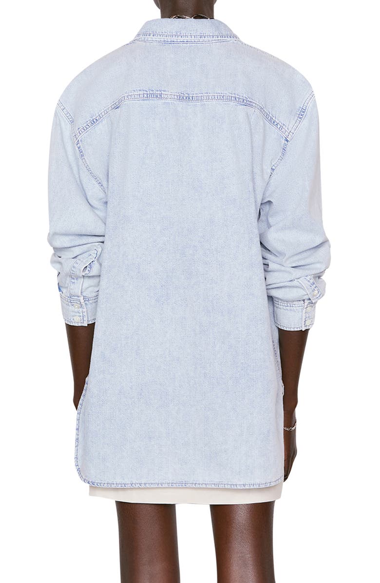FRAME The Beach Oversize Denim Button-Up Shirt, Alternate, color, 