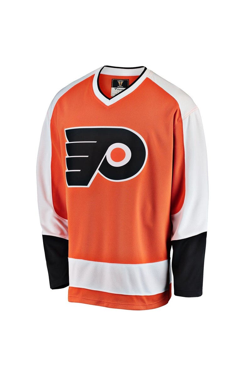 FANATICS Men's Fanatics Branded Orange Philadelphia Flyers Premier Breakaway Heritage Blank Jersey, Alternate, color, Orange