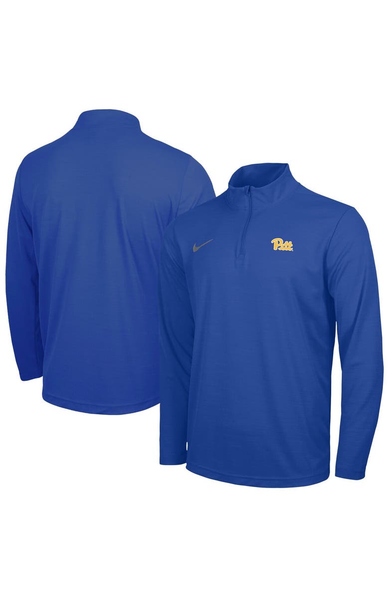 Nike Men's Nike Royal Pitt Panthers Intensity Performance Quarter-Zip Pullover, Alternate, color, 