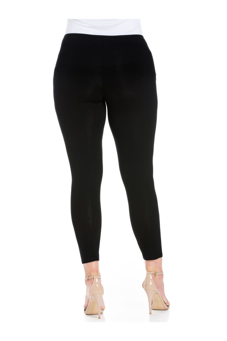 Stretch Ankle Length Leggings, Alternate, color, Black