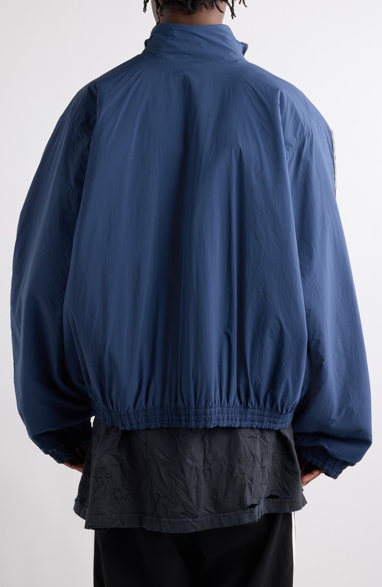 Balenciaga Deconstructed Track Jacket, Alternate, color, 8065 Navy