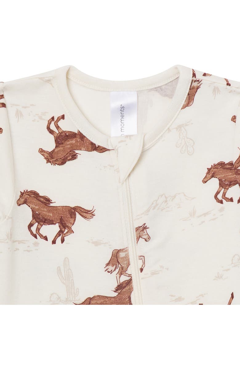 Modern Moments<sup>™</sup> by Gerber Footless Pajamas, Alternate, color, Wild Horses