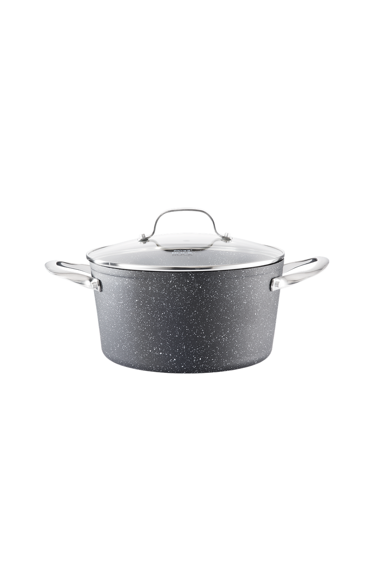 IRONROC™ 5 Qt Casserole with Lid, Main, color, BLACK