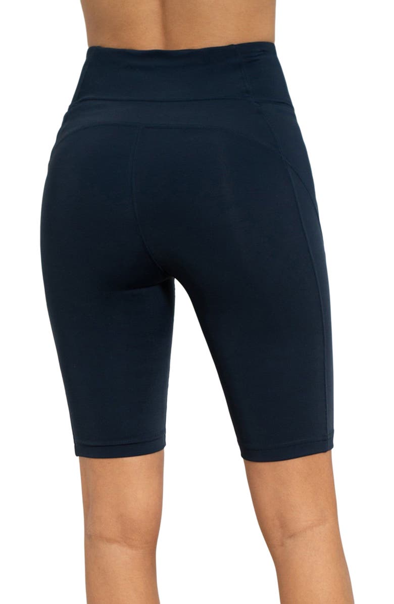 Rebody Active Utility Silkiflex Pocket Biker Shorts 8", Alternate, color, Cool Navy