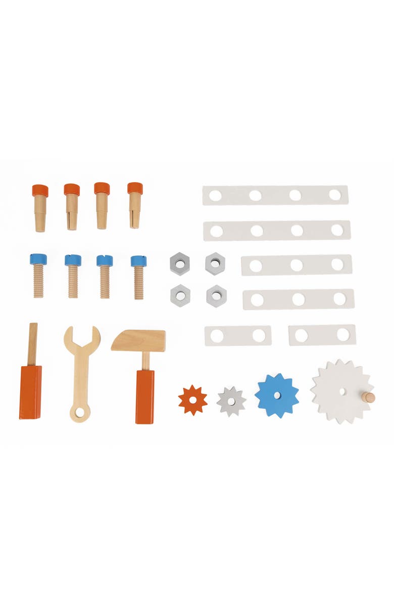 Janod Brico'Kids Magnetic DIY Trolley, Alternate, color, Multi