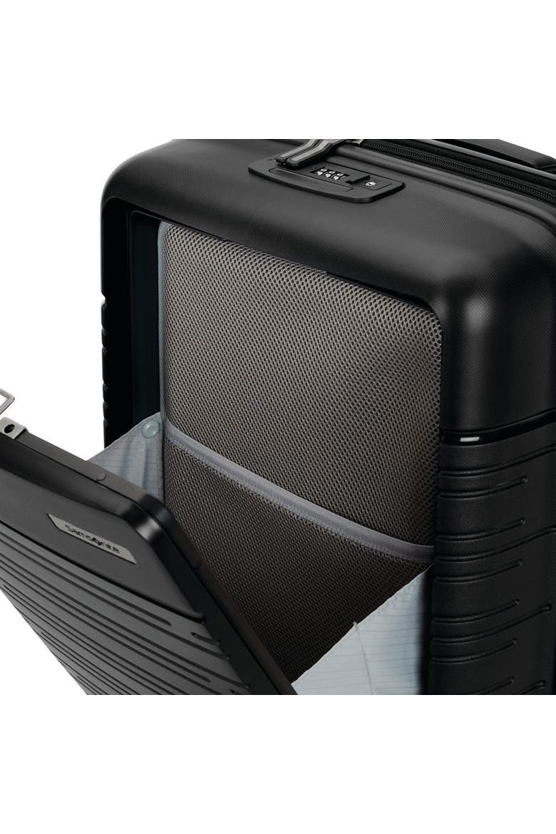 Elevation Plus 21" Carry On Spinner Luggage, Alternate, color, Triple Black