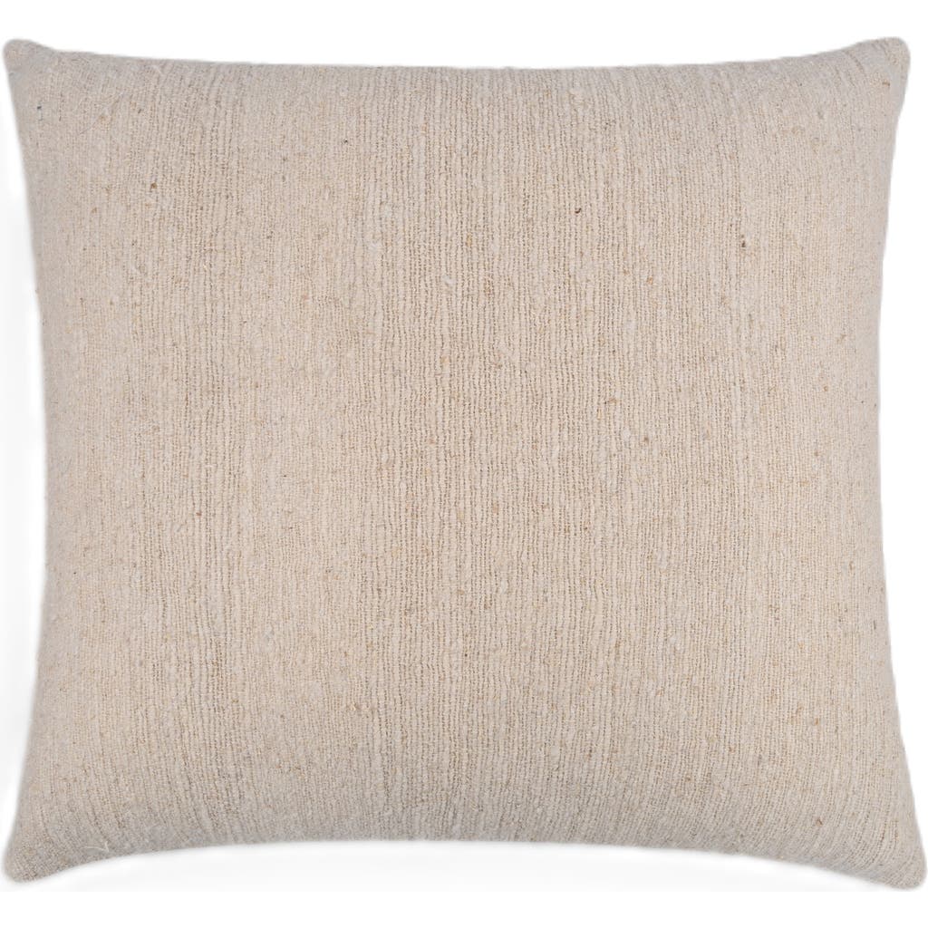 Naki & Ssam Natural Harmony Cotton Nettle Solid Throw & Lumbar Pillow - Cover Only in Neutral  product