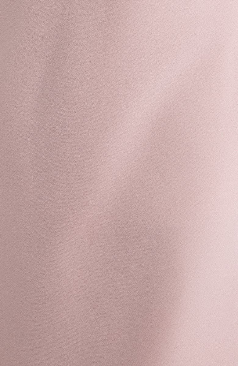 LoveShackFancy Mirelis Bow Satin Minidress, Alternate, color, Potpourri Pink