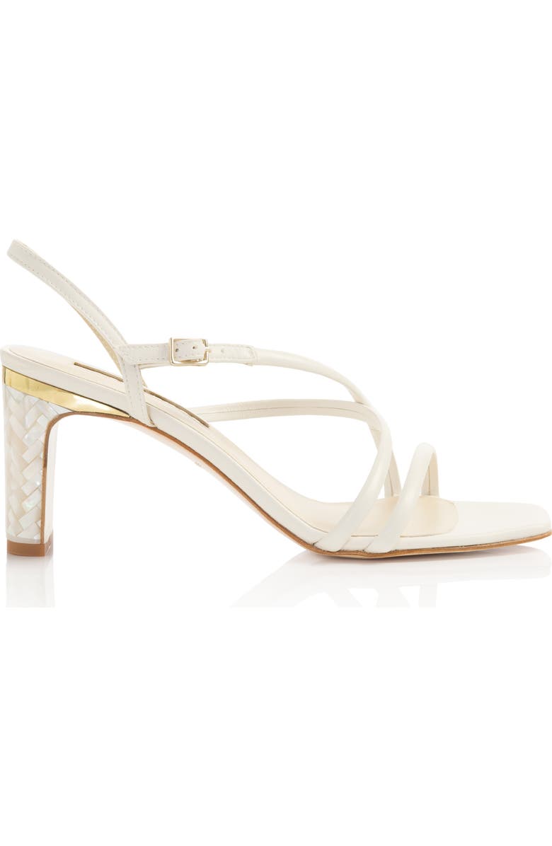 Freya Rose Giselle Ankle Strap Pearl Heel Sandal, Main, color,