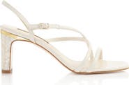 Freya Rose Giselle Ankle Strap Pearl Heel Sandal