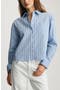 selected Blue Striped