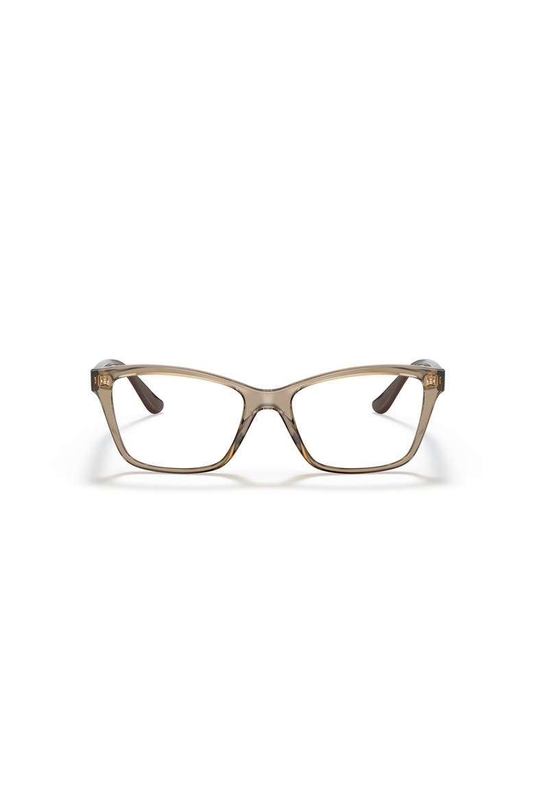 51mm Rectangle optical glasses, Alternate, color, Brown