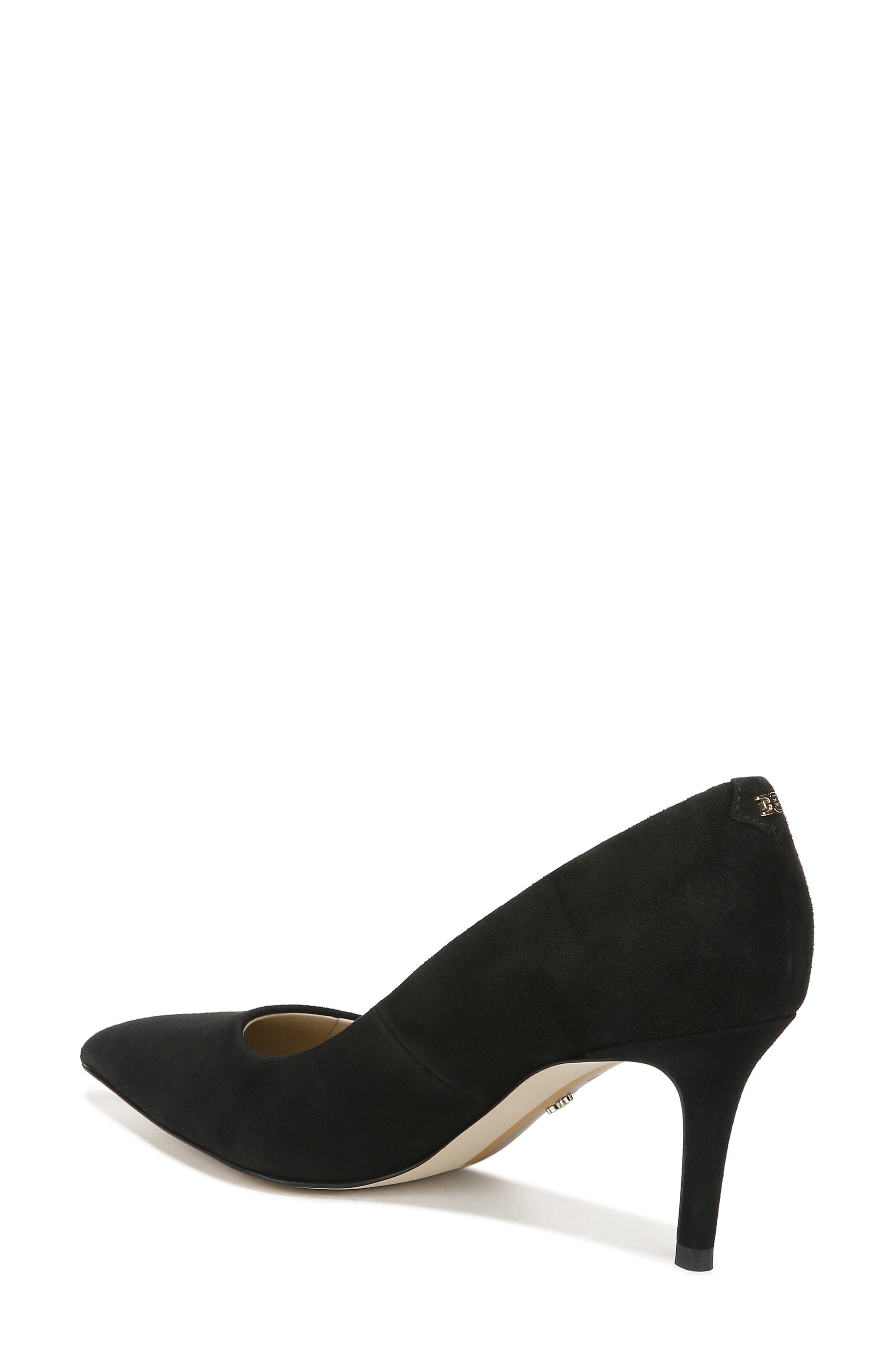 Sam Edelman Vienna Pointed Toe Pump, Alternate, color, Black Suede