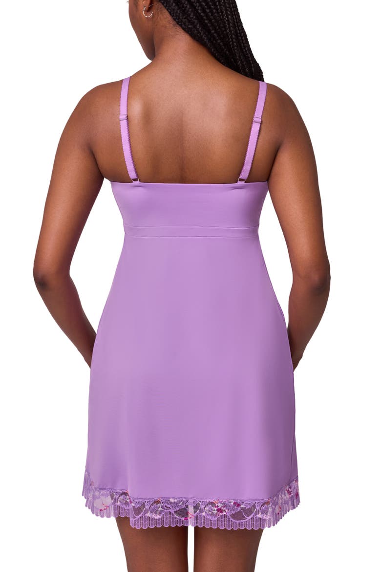 Lace Trim Full Bust Support Chemise, Alternate, color, TULIP/TULIP FIELD